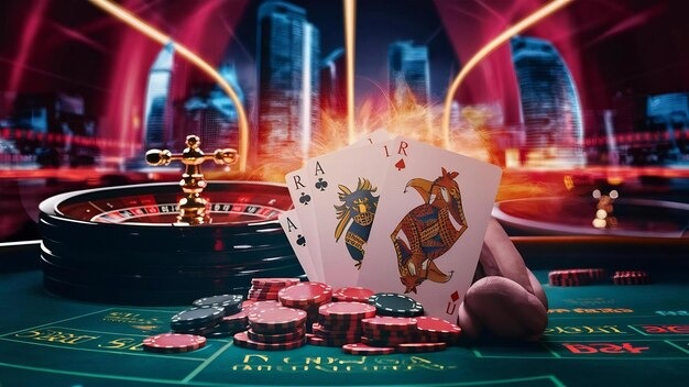 Dragon Tiger Live dealer interface with card positions and live chat on ligamansion2