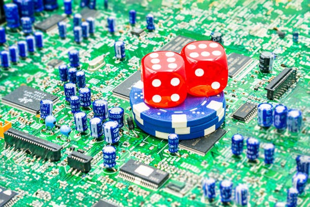 Live casino dealer table and slot machine interface side by side